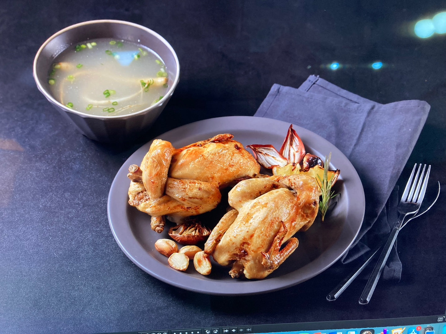 Ginseng Chicken Stew with Crust of overcooked 8 whole grains