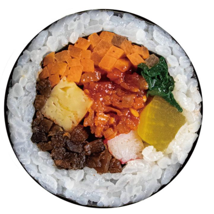 Spicy Fishcake Kimbap