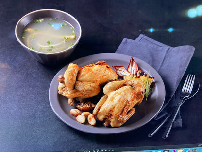 Ginseng Chicken Stew with Crust of overcooked 8 whole grains
