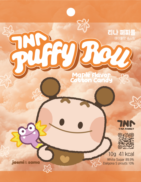 TNA Puffy Roll Maple Syrup Flavor